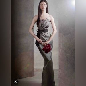 White by Vera Wang strapless dress